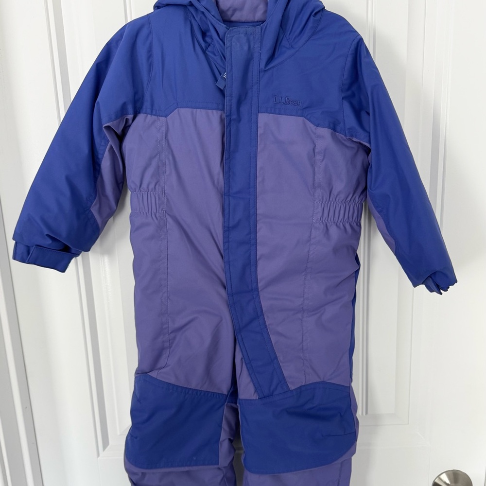 L.L. Bean Cold Buster Snowsuit Two-Tone in Purple and Blue